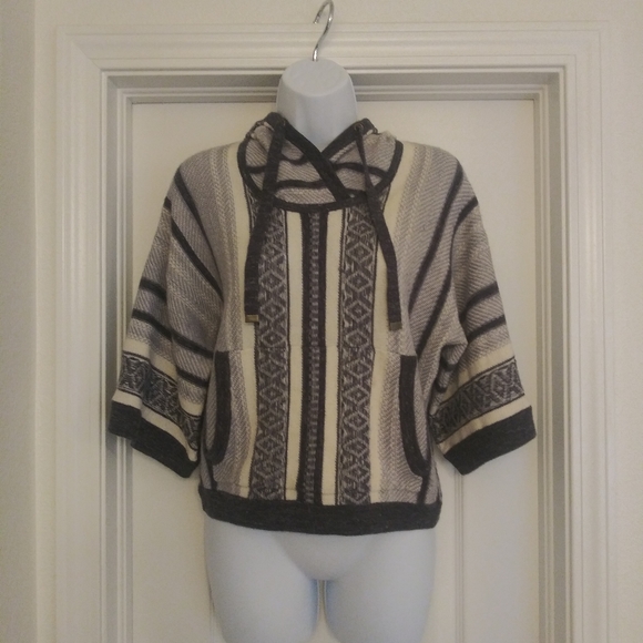 Veronica Beard Rancho Hooded Sweater - Picture 3 of 9